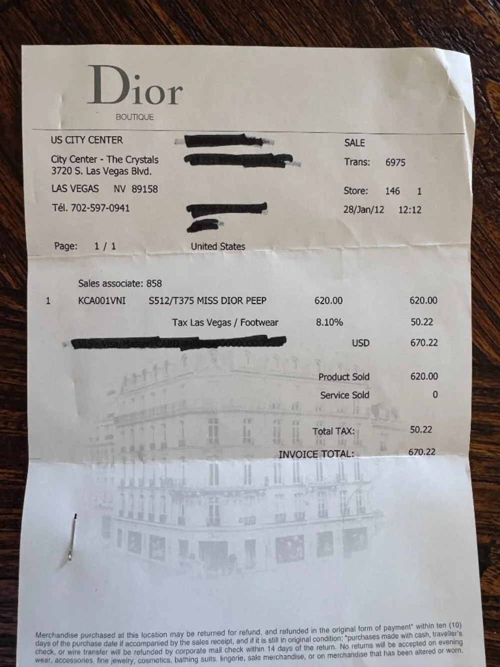 Dior turquoise miss